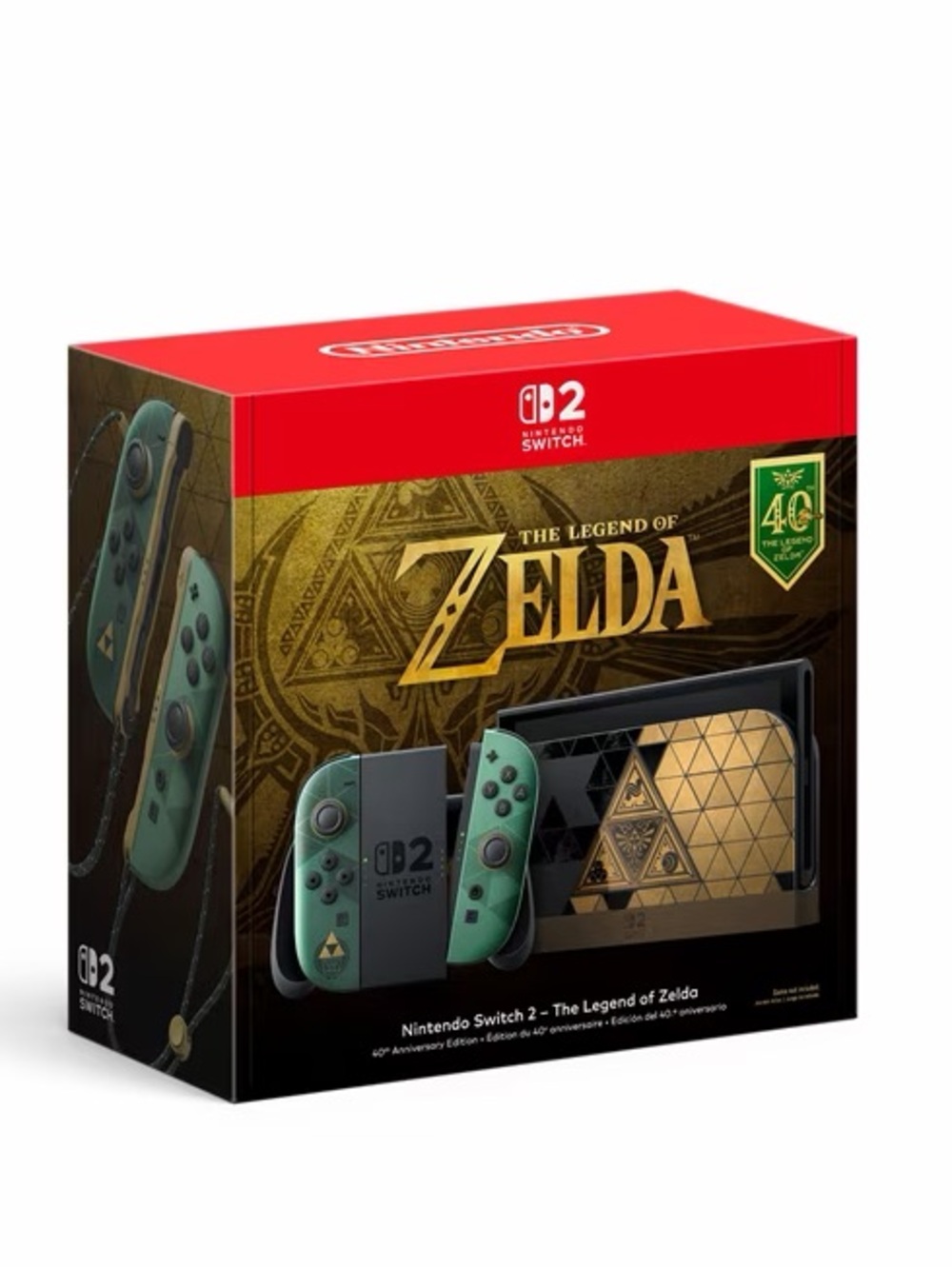 🎮 🌟 NINTENDO SWITCH 2 x THE LEGEND OF ZELDA 40th ANNIVERSARY EDITION 🌟 🎮
